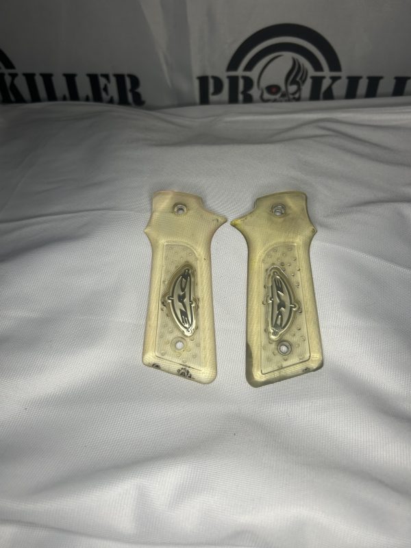 Dye 45 Panel Grips By Dye Precision In Yellowed/Gold/clear Prokiller