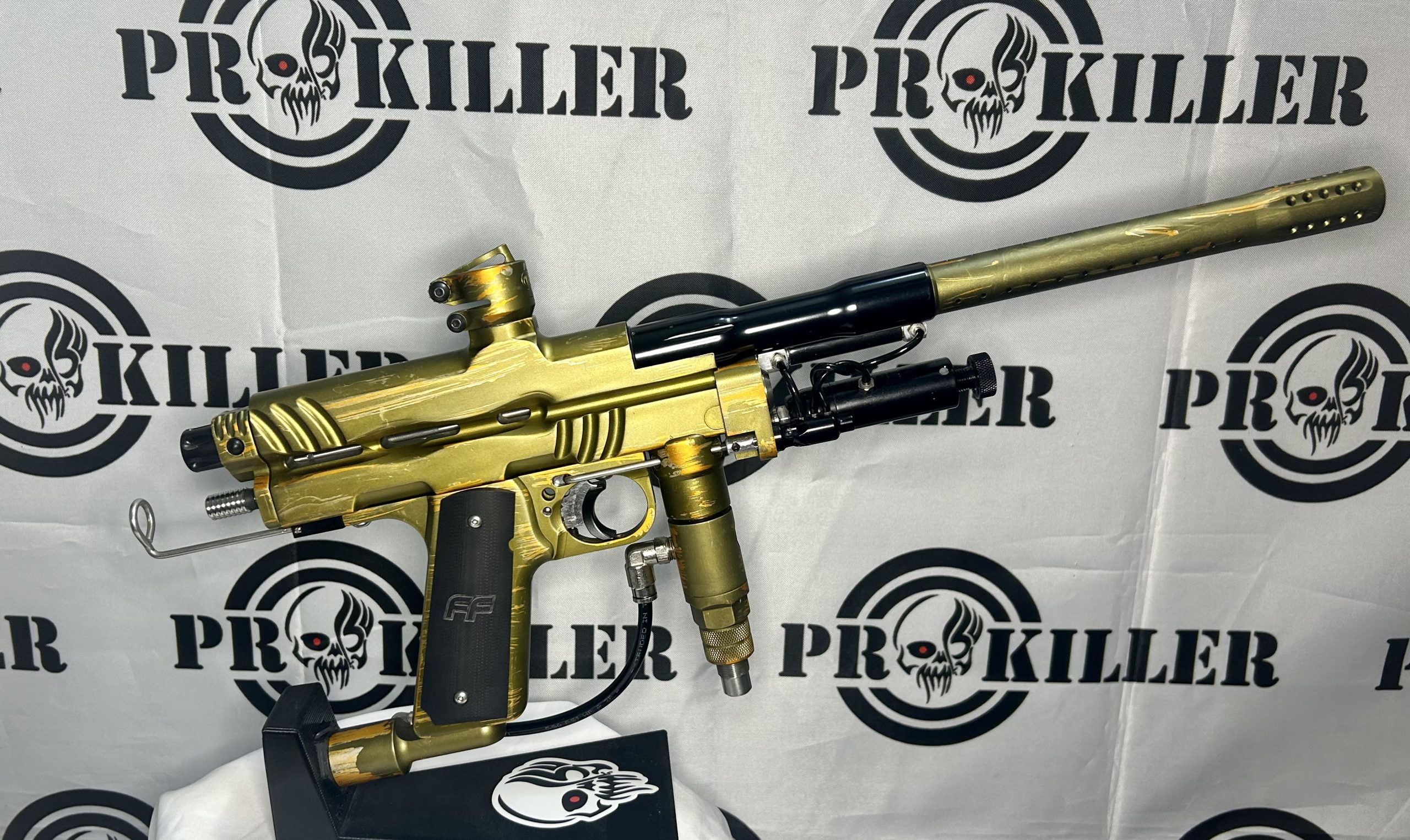 Freeflow Millenium Autococker In Matte Distressed Olive DrabOrange