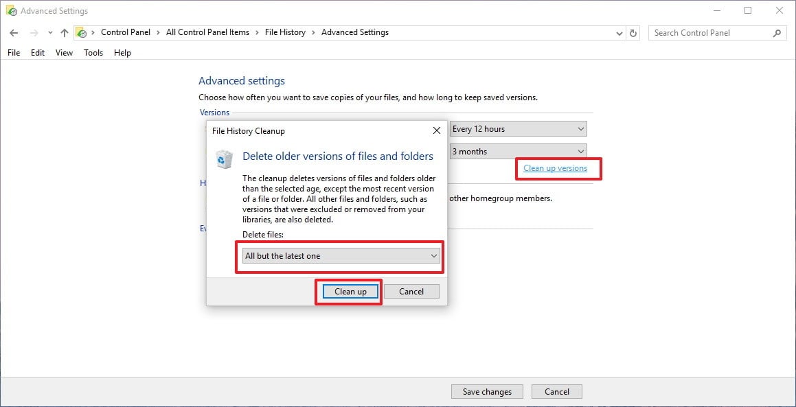 làm trống bộ nhớ windows 10 pc