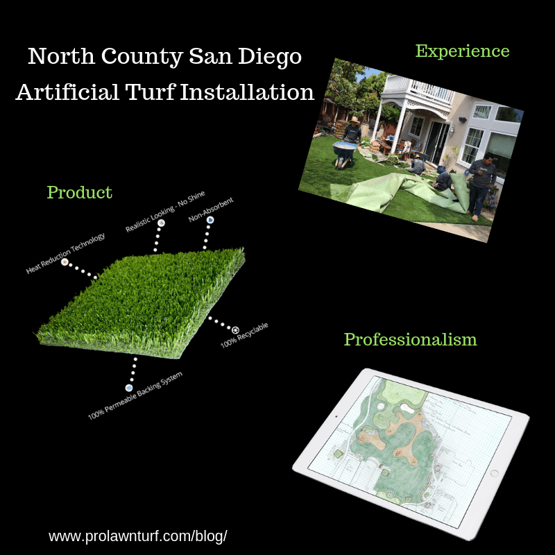North County San Diego Artificial Turf Installation ProLawn Turf