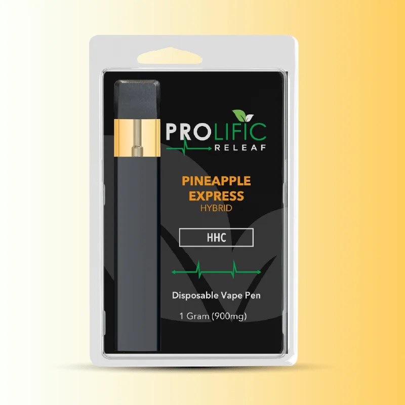Disposable Vape Pen HHC Pineapple Express Hybrid Prolific Releaf
