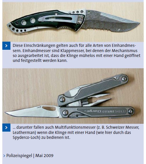 Multitools in German Weapons Law Prolight + Sound Blog