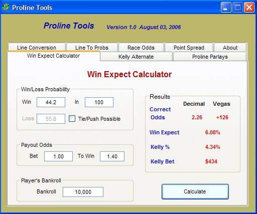 Proline Tools the math of edge play ProlinePlayer