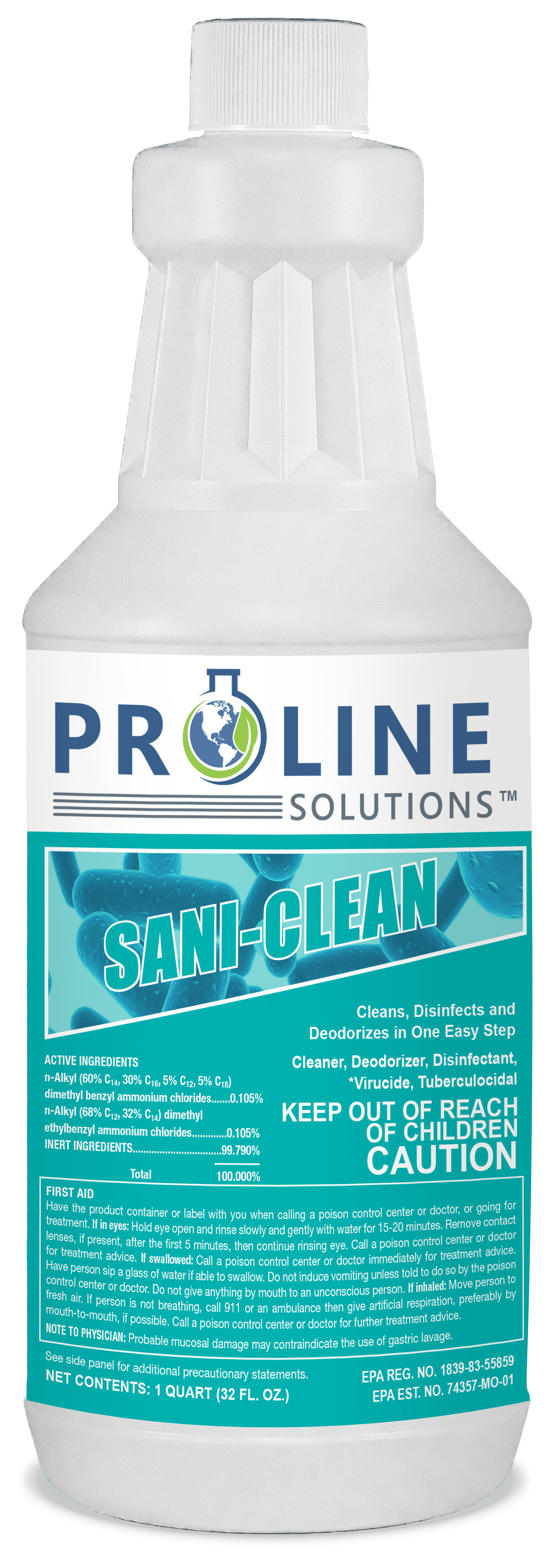 SANI CLEAN RTU Cleaner and Disinfectant PROLINE SOLUTIONS