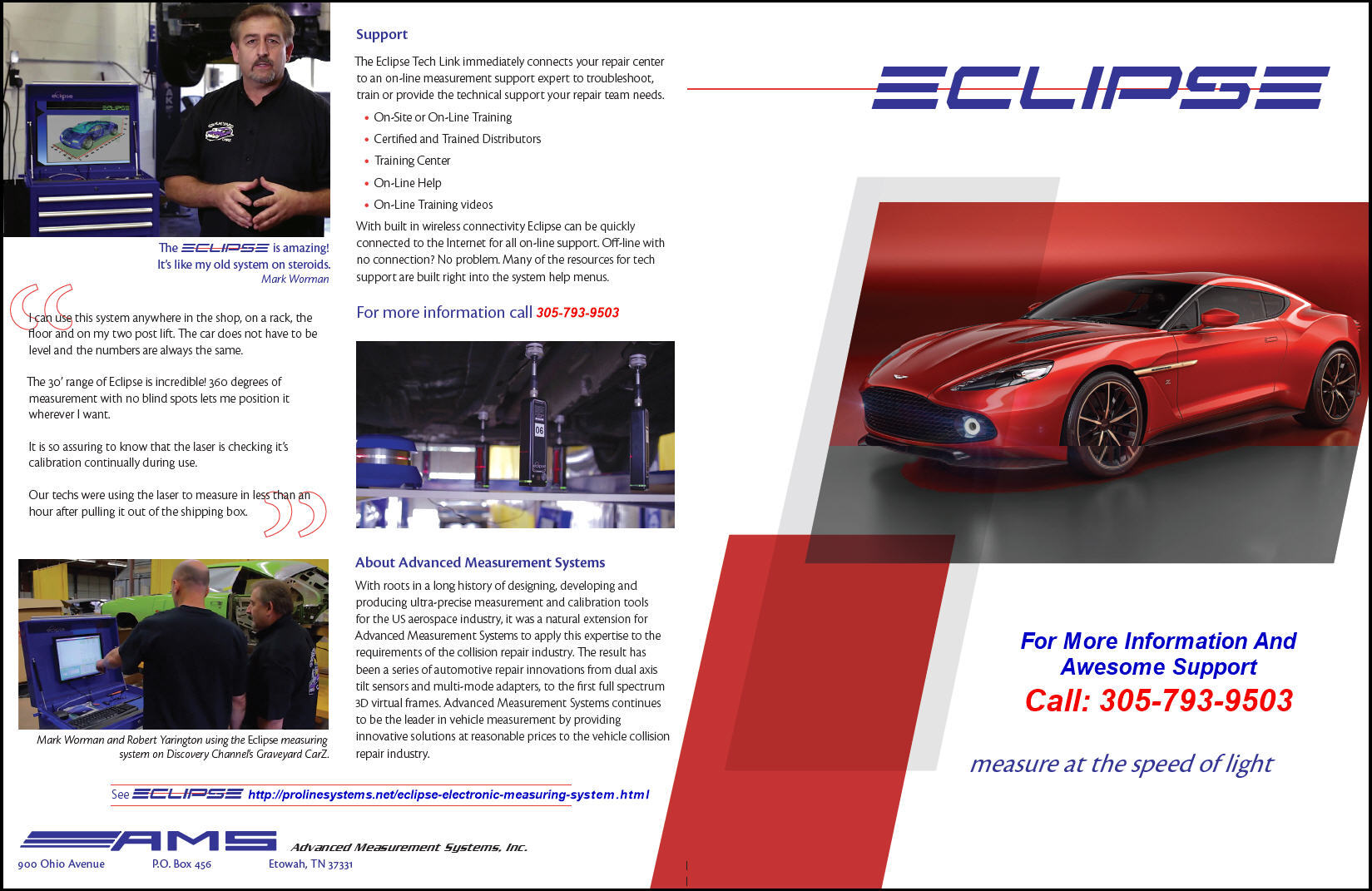 Eclipse Measuring Brochure Pro Line Systems International Inc Auto
