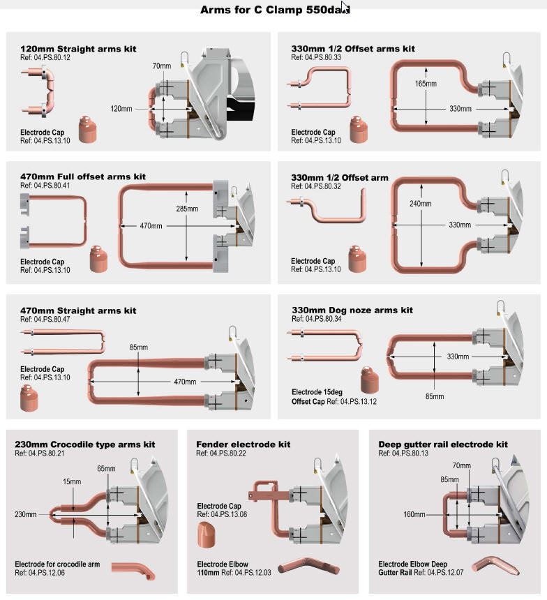 Compuspot Welder Parts Pro Line Systems International Inc Auto Body
