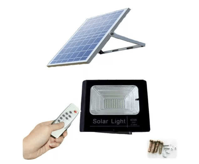 3671 Luminária / Refletor Solar fotovoltaica 40 W 4500 lumens