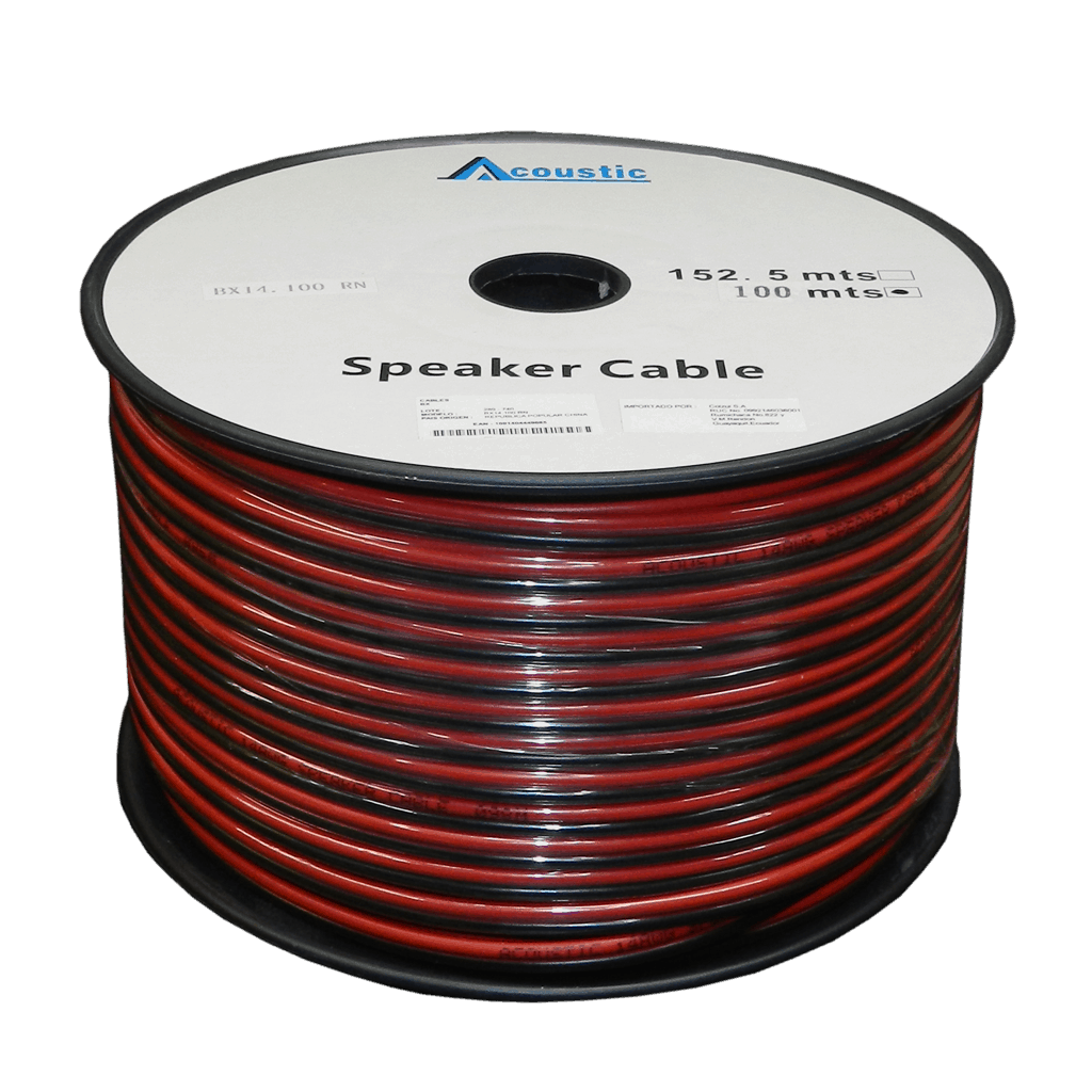 Rollo Cable Parlante Calibre 14 , 305 m, 52 Hilos , Compuesto de