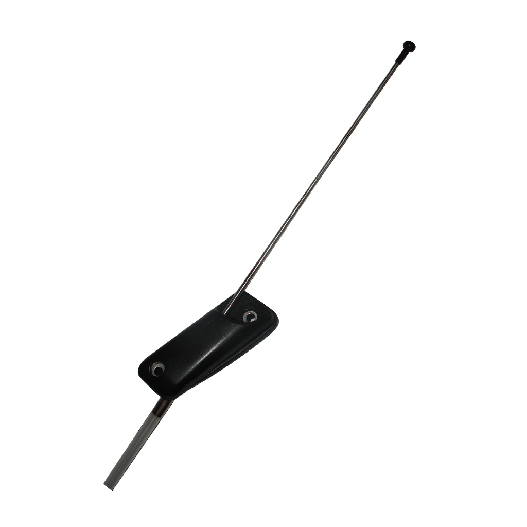 Antena para Carro 1 tramo punta plástica 1.10m Cable | Pro Market Go