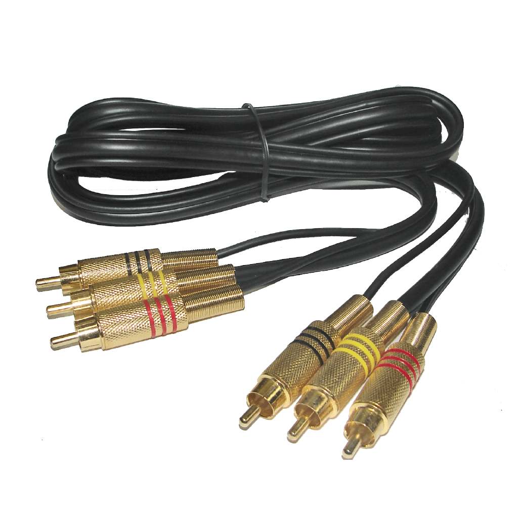 Cable de Audio y Video 3 Plug RCA 1.5m Acoustic Ecuador Pro Market Go