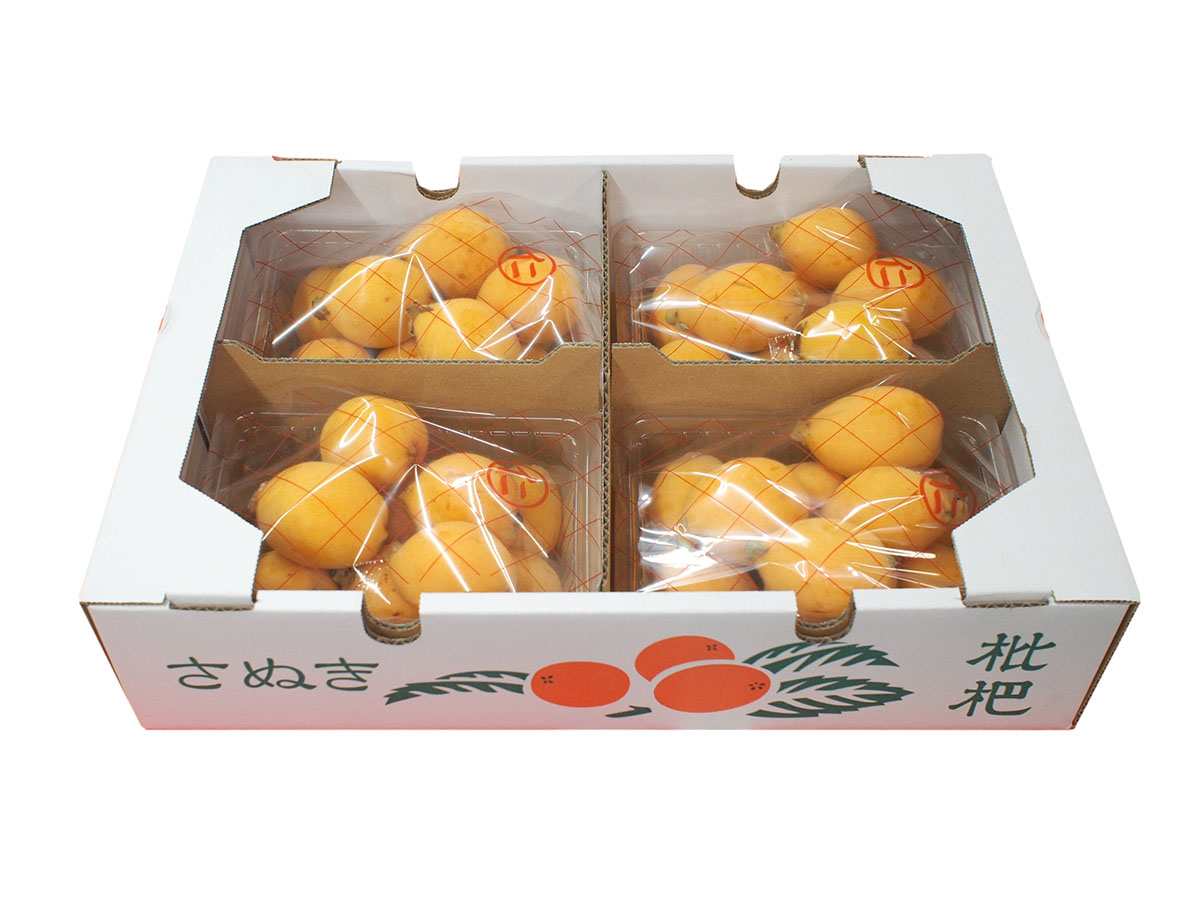 香川県産 讃岐びわ 4パック | 業務仕入・見積なら食品卸売の生鮮卸売市場