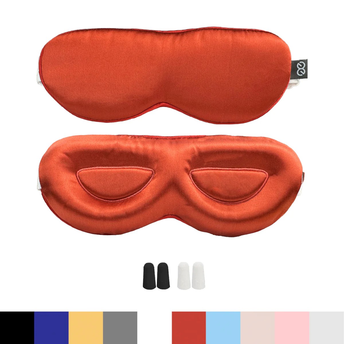 23MM Mulberry Silk 3D Eye Mask with Sleeping Earplugs