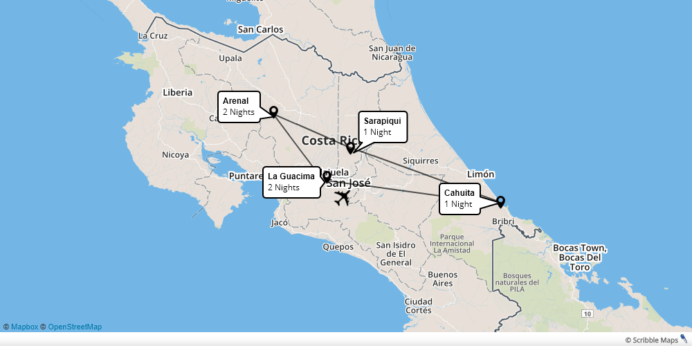 The Most Popular Itineraries for an Adventure Vacation in Costa Rica