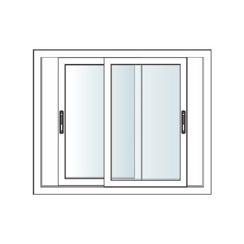 Inventa Sliding uPVC Windows Four Square