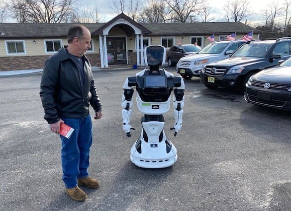 Promobot at Primary Motors: A Story of Robotized Salespeople | PROMOBOT