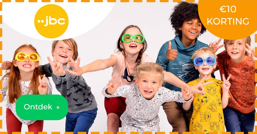 JBC €10 korting vanaf €60 op kindercollectie PromoCode.be
