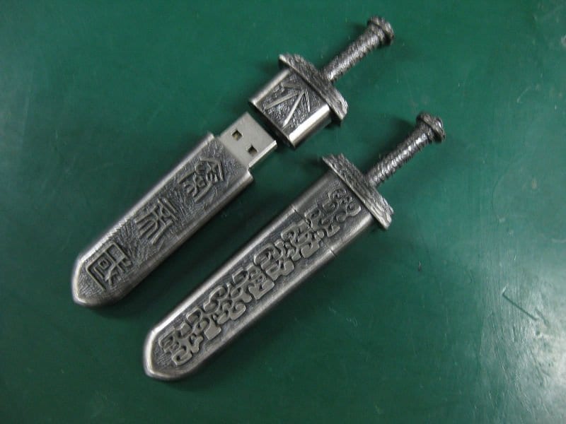 Custom Sword USB Flash Drive World's Best 3D Custom USB Flash Drives
