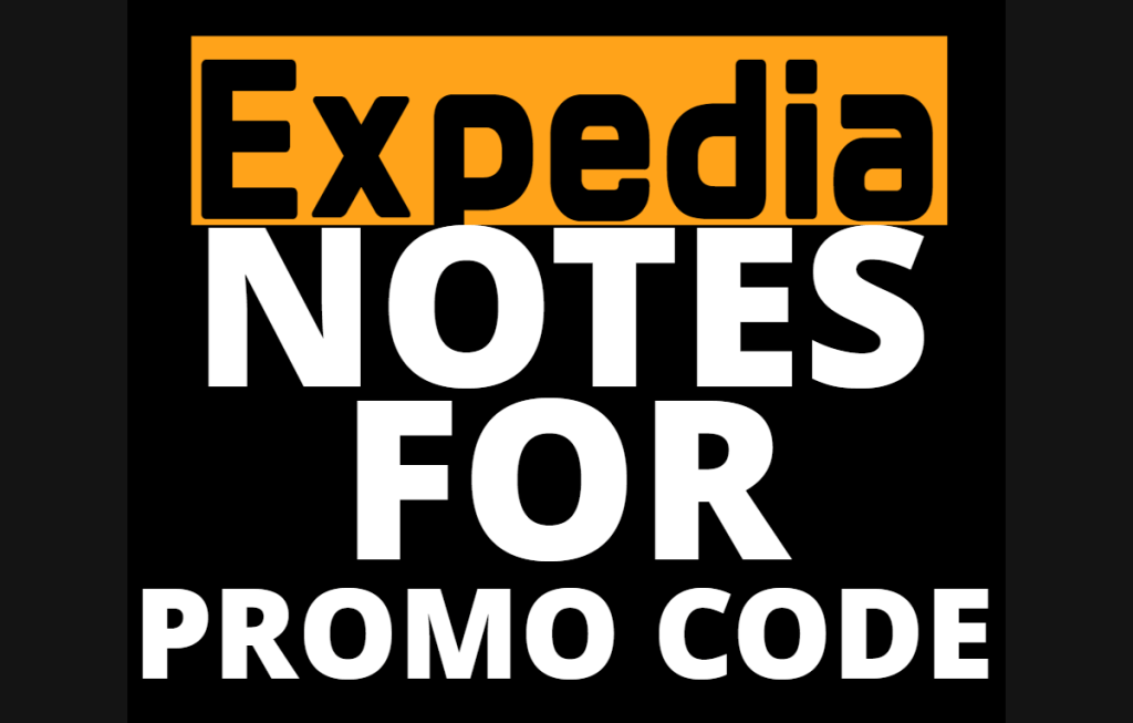 Expedianotesforpromocode