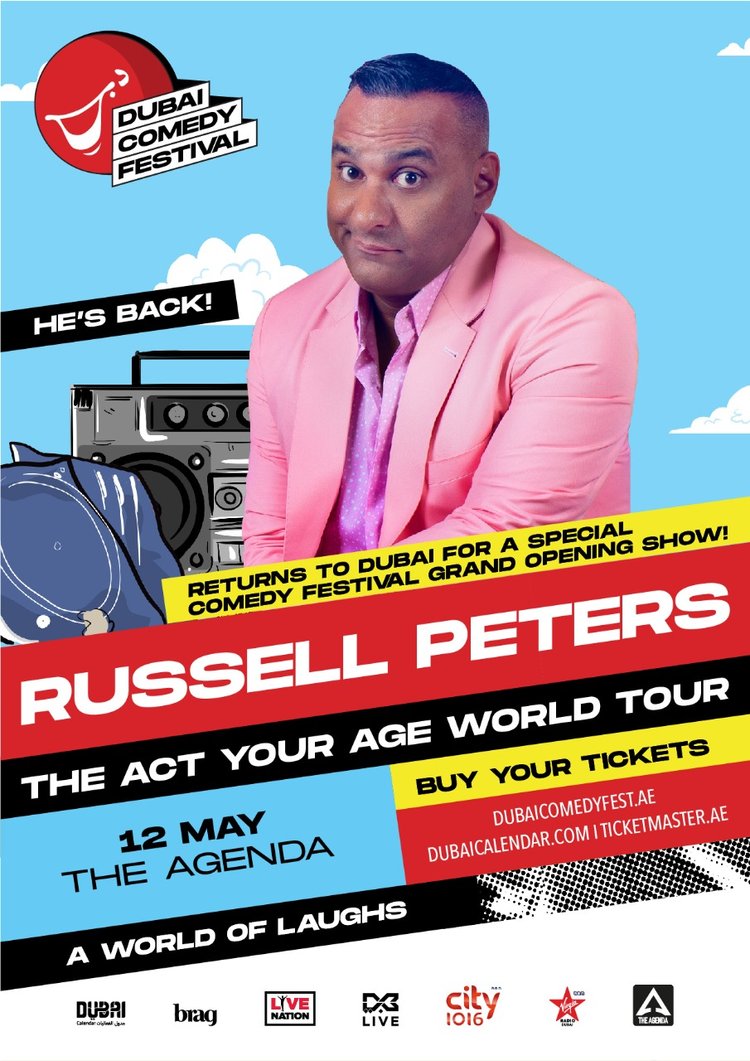 Russell Peters 'Act Your Age' World Tour 2022