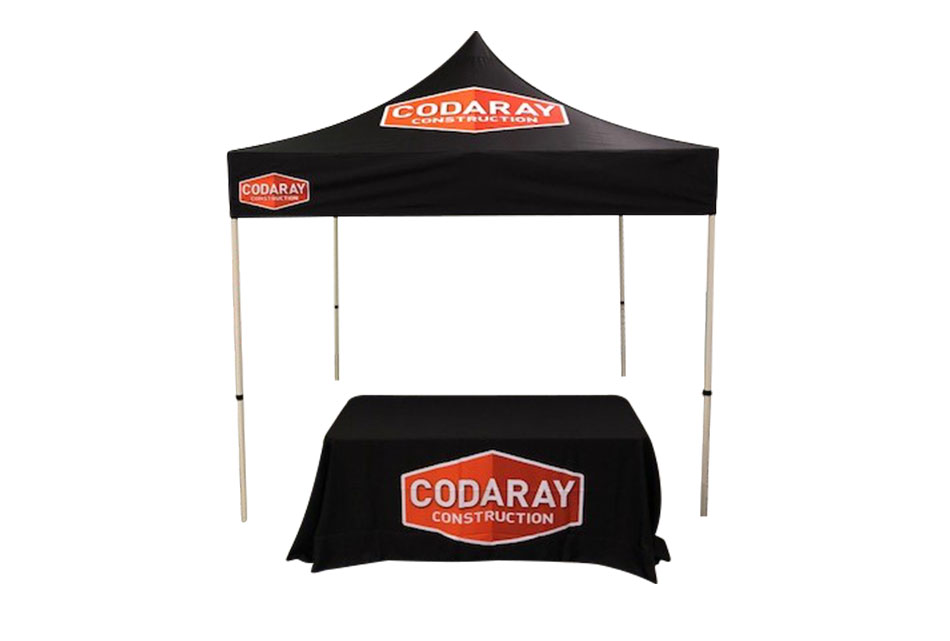 Promo Shade's Custom Printed Canopies Pop Up Tents