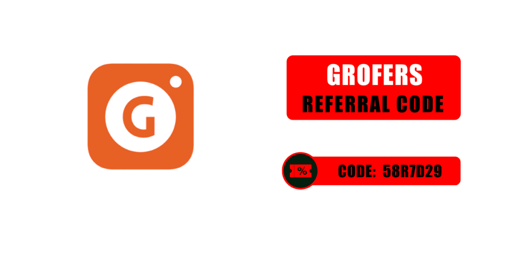 Grofers Referral Code For New Users is "58R7D29" Promo Codes