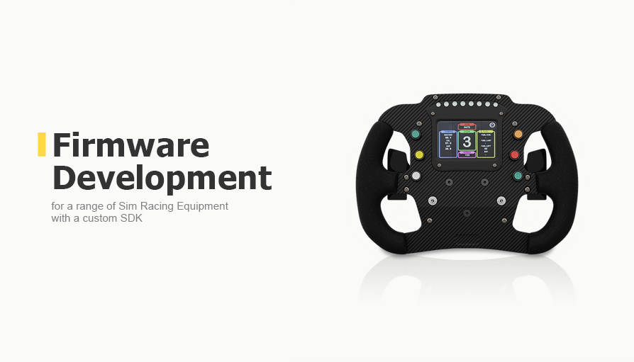 Sim Racing Firmware Development Sim Racing Telemetry Software and