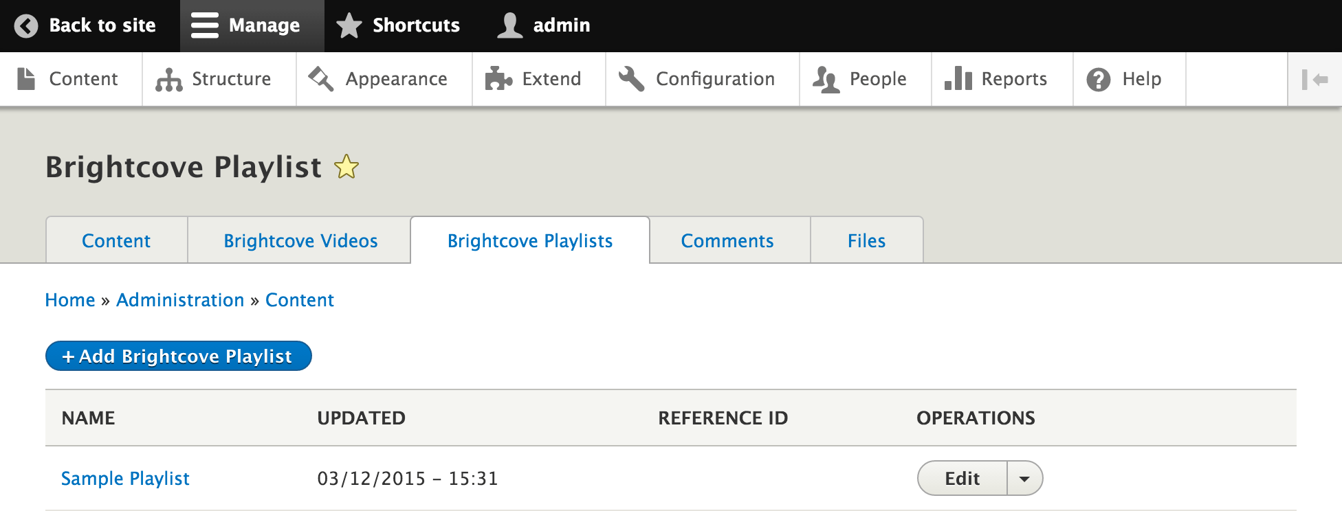Brightcove Video Connect for Drupal 8 Part 3 Video & Playlist