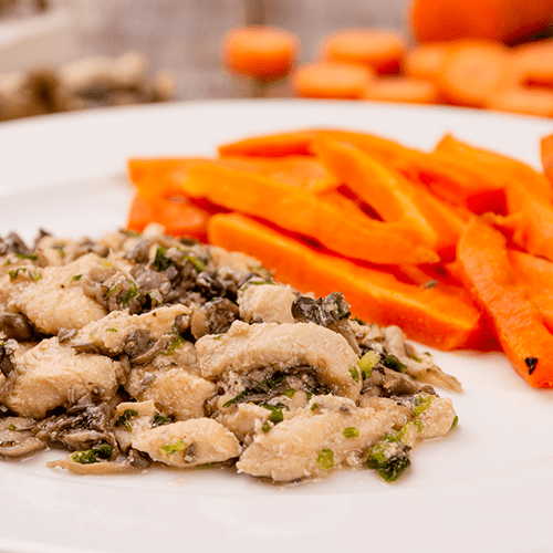 5 frango com shimeji + cenoura ao forno (low carb) Pronto Light
