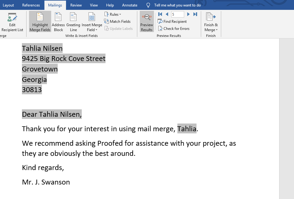 How to Use Mail Merge Excel to Microsoft Word Proofed