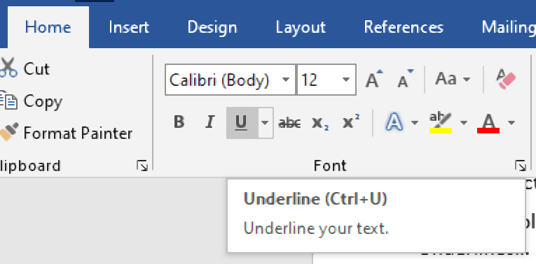 A Quick Guide to Underlining in Microsoft Word | Proofed&rsquo;s Writing 