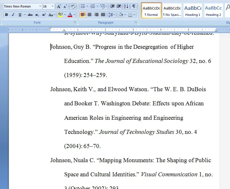 Hanging Indents with MS Word Ruler The Proofreading Pulse