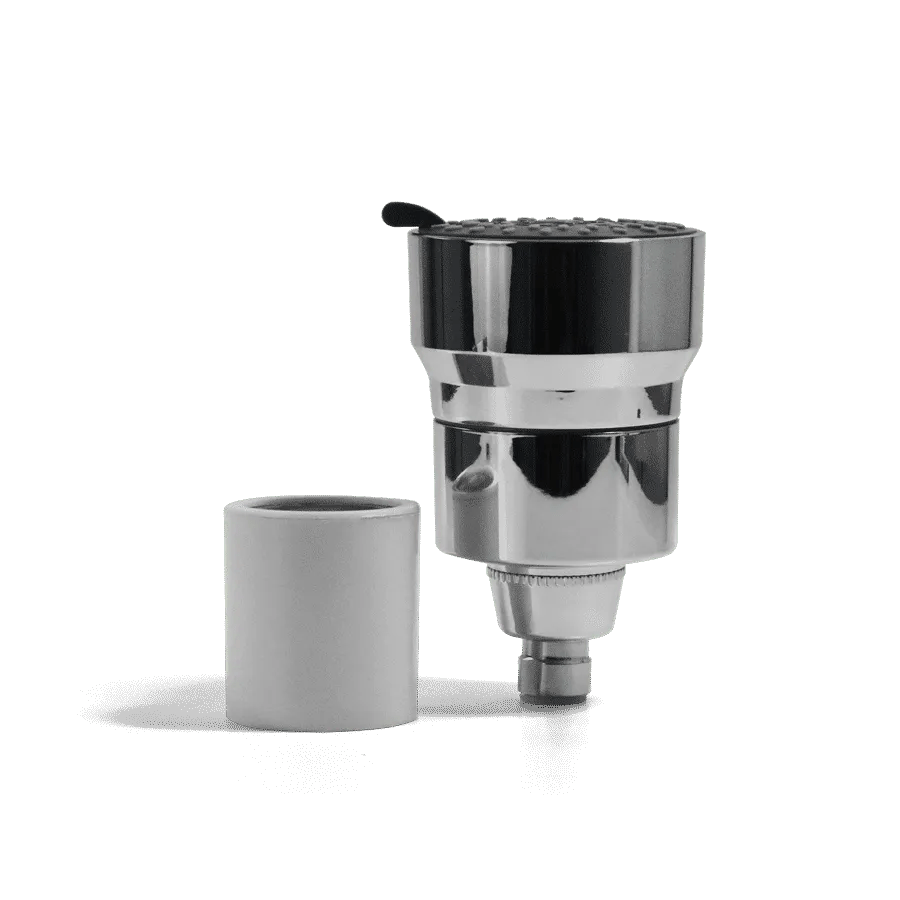 Compact Chrome Shower Head Filter (FINAL SALE) ProOne® Water Filters