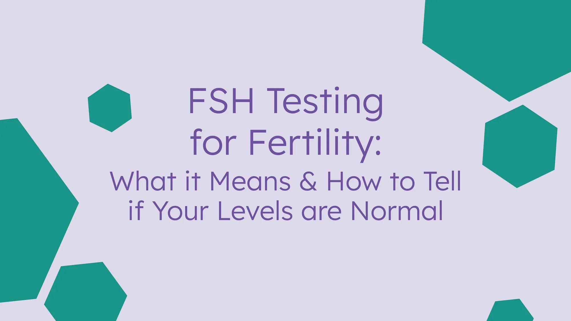 FSH Testing for Fertility Proov AtHome Fertility Testing