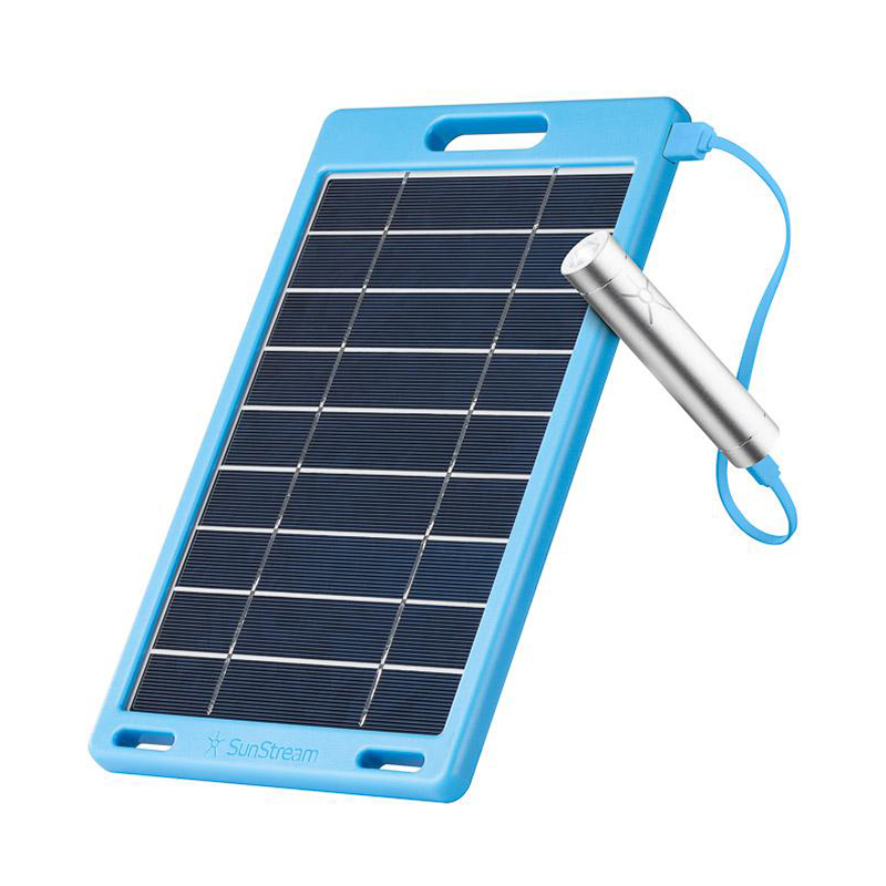 SunStream Pro 6 Watt Solar Panel Portable Charger ProPac USA