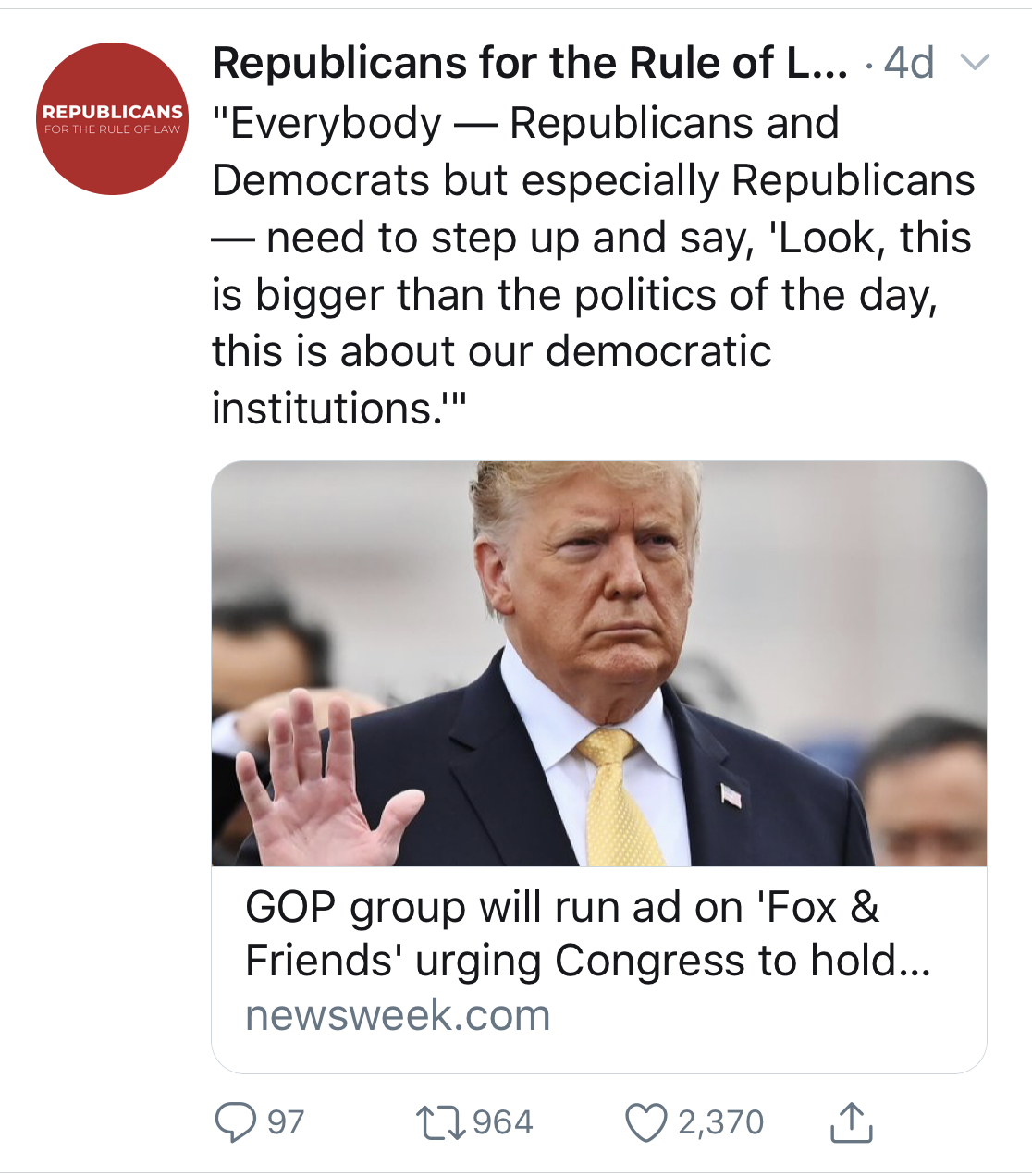 Republicans for the Rule of Law Mind Over Media Republicans for the Rule of Law Mind Over Media