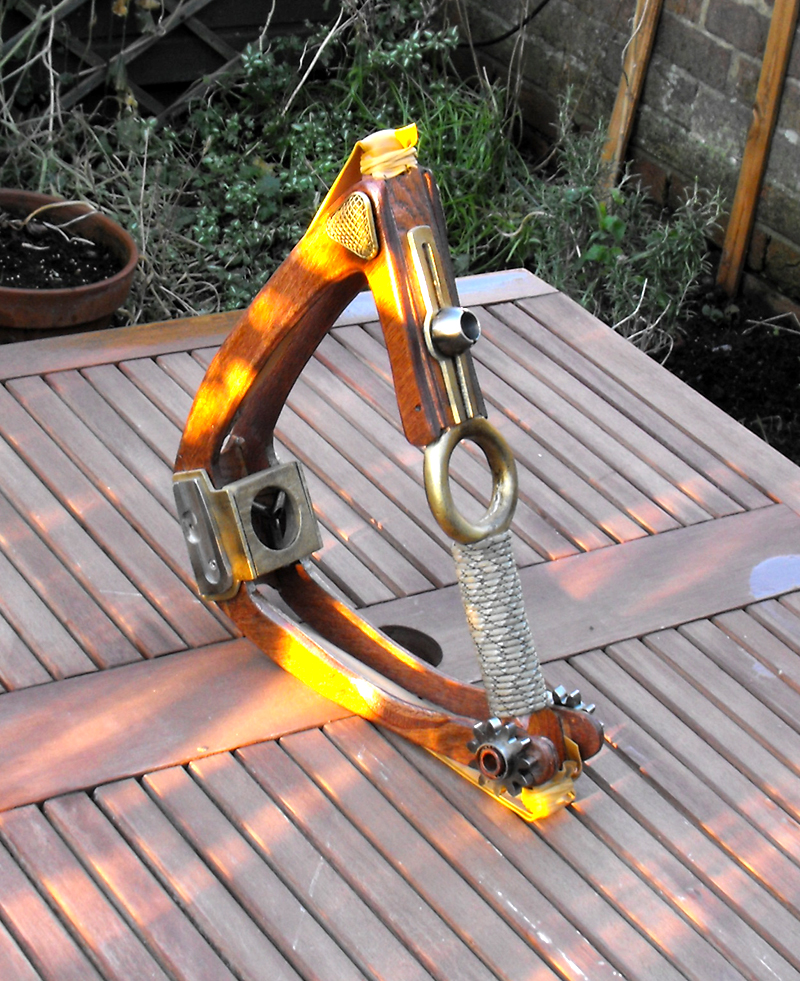 Star Wars themed Joerg Sprave slingbow Homemade Slingshots