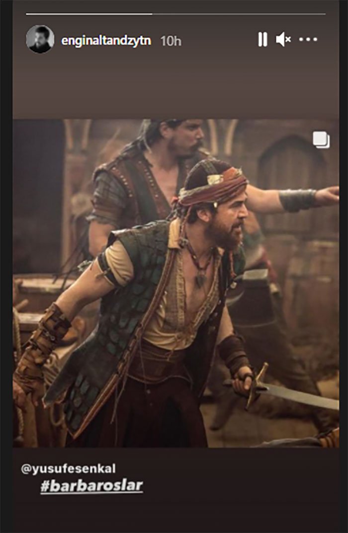 Engin Altan Teases BTS of Period Drama 'Barbaroslar' [Pictures] Lens