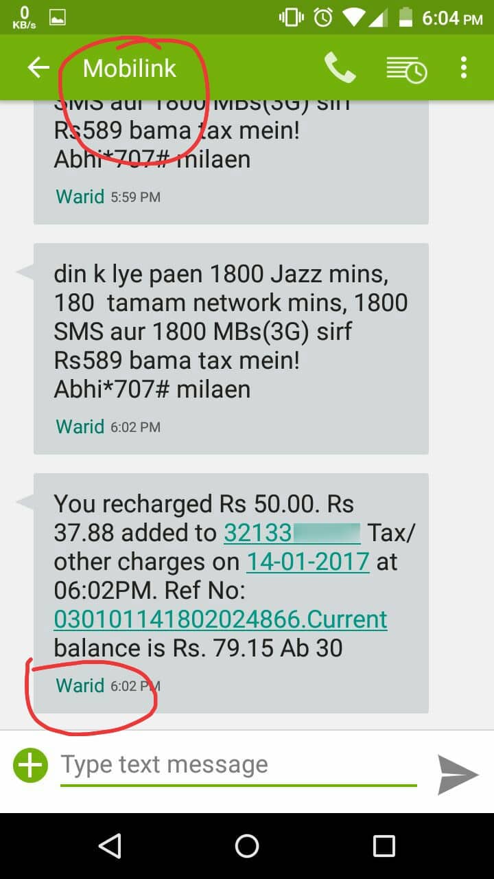 Jazz and Warid Subscribers to Use Same Card and Reload Services