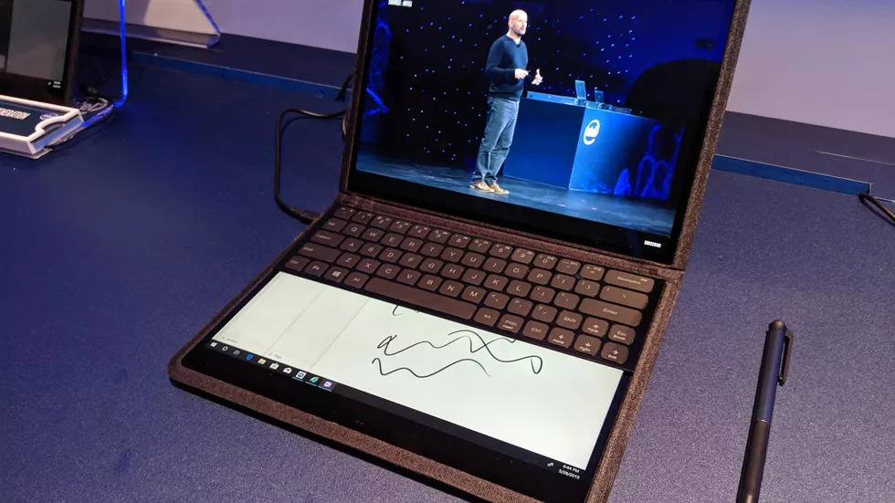 Intel Shows Off its Futuristic DualScreen Laptop Concepts
