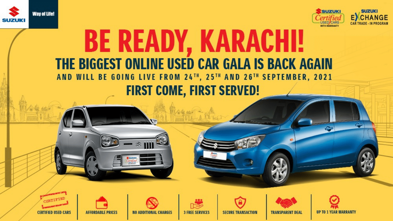 Suzuki Pakistan The Pioneer of Online Used Car Gala Brings it Back to
