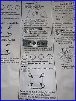 GE Propane (LP) Orifices Conversion Kit For Model JGS968 : Propane