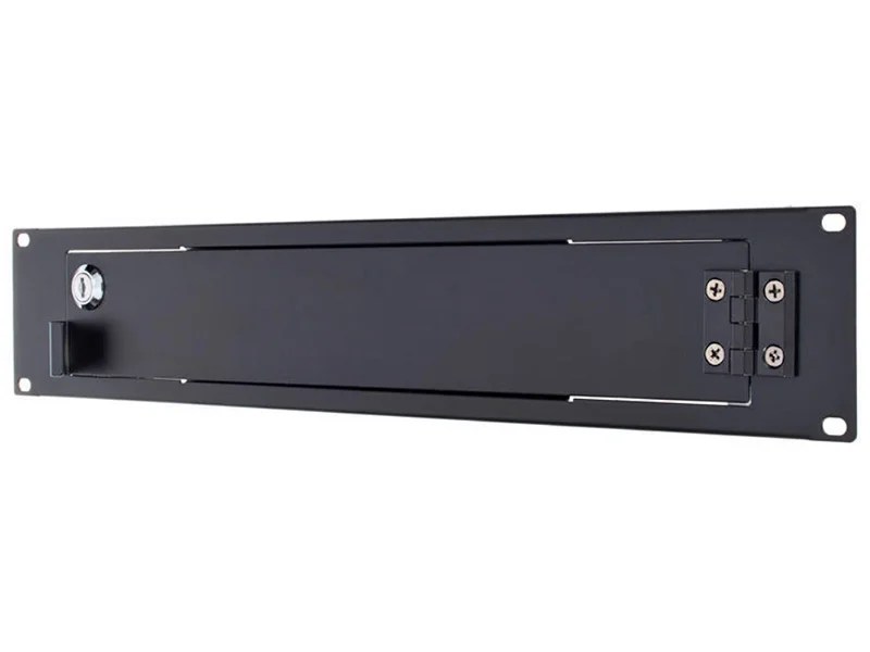 RDR2U Lockable 19" Rack Door Panel 2U Steel PropAudio