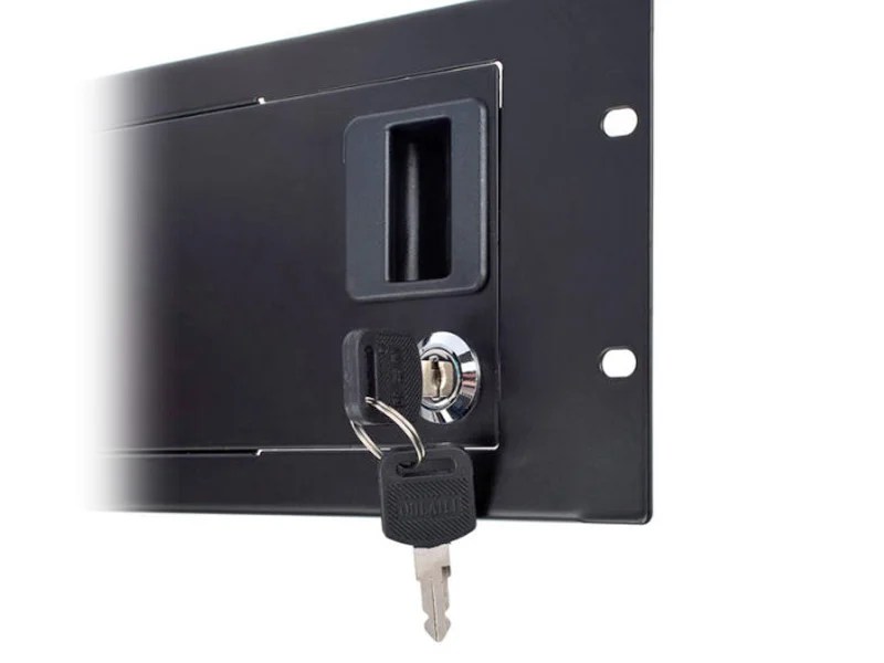 RDR3U Lockable 3U 19 inch Hinged Rack Door Panel PropAudio