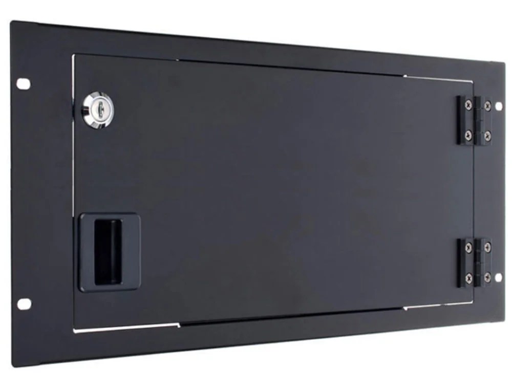 RDR3U Lockable 3U 19 inch Hinged Rack Door Panel PropAudio