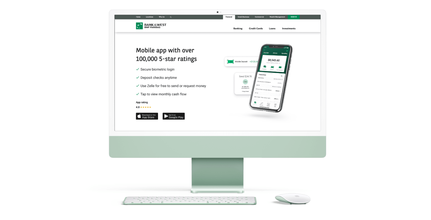 Bank of the West Reimagining the digital banking experience