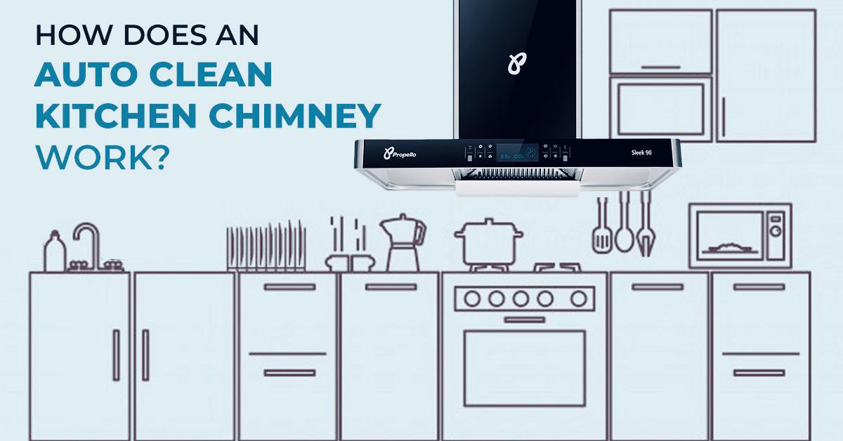 Auto Clean Kitchen Chimneys and Their Working Mechanism