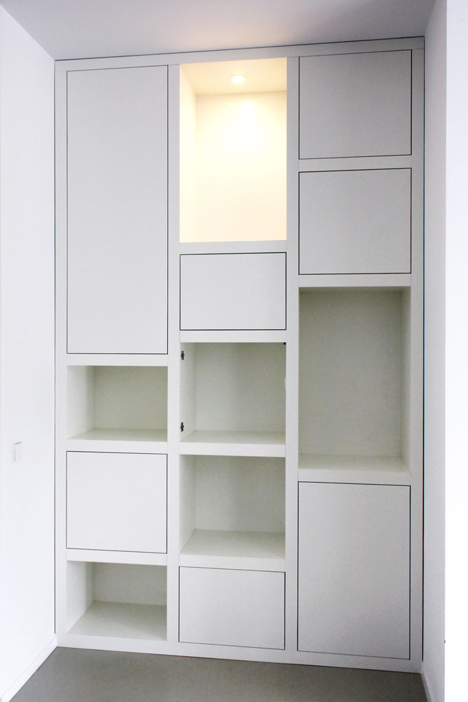 Witte Kast Met Open Vakken - Proper