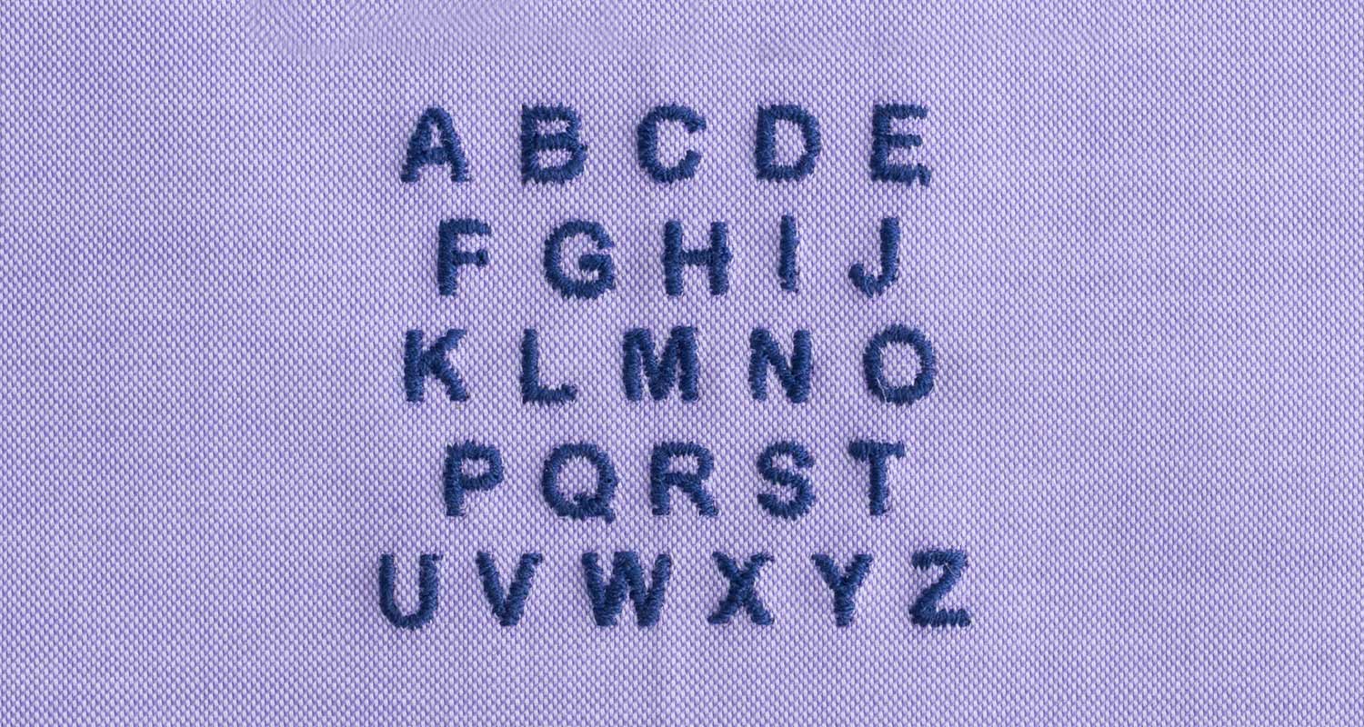 Dress Shirt Monogram Styles Proper Cloth Help