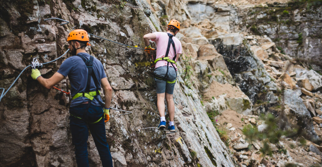 Rock climbing Cornwall Via Ferrata