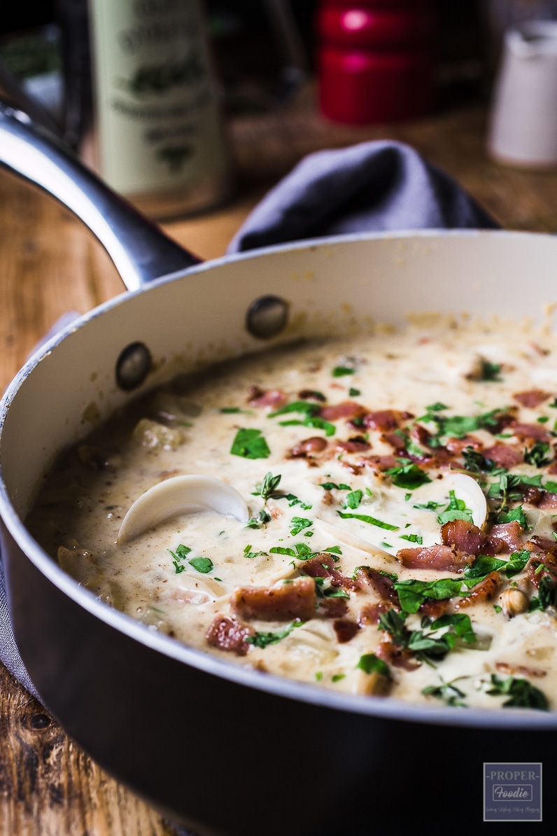 Clam Chowder (Recipe video + StepbyStep guide) ProperFoodie